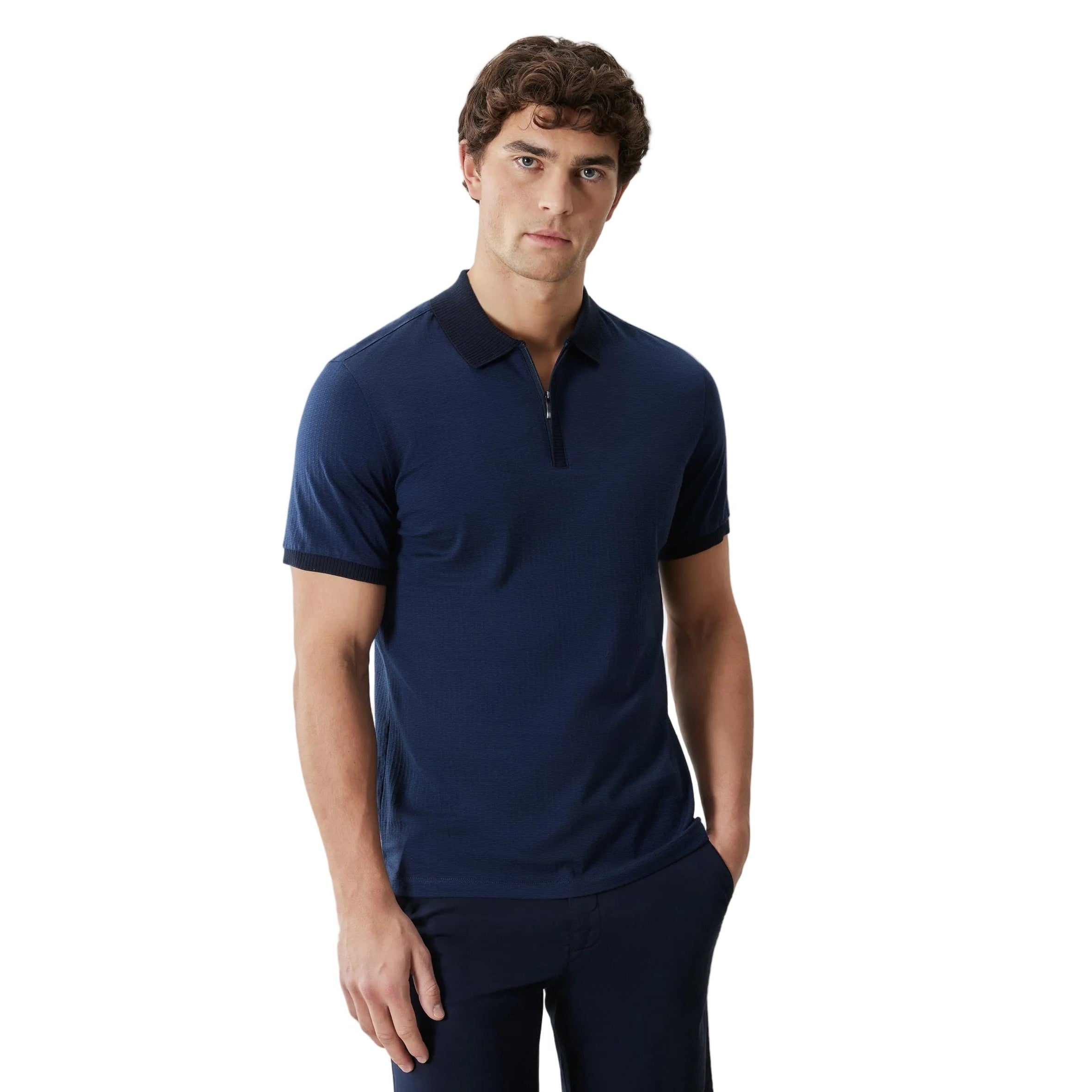 Robert Barakett Whistler Quarter Zip Polo