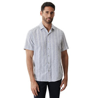 Robert Barakett Daiki Woven Striped Shirt