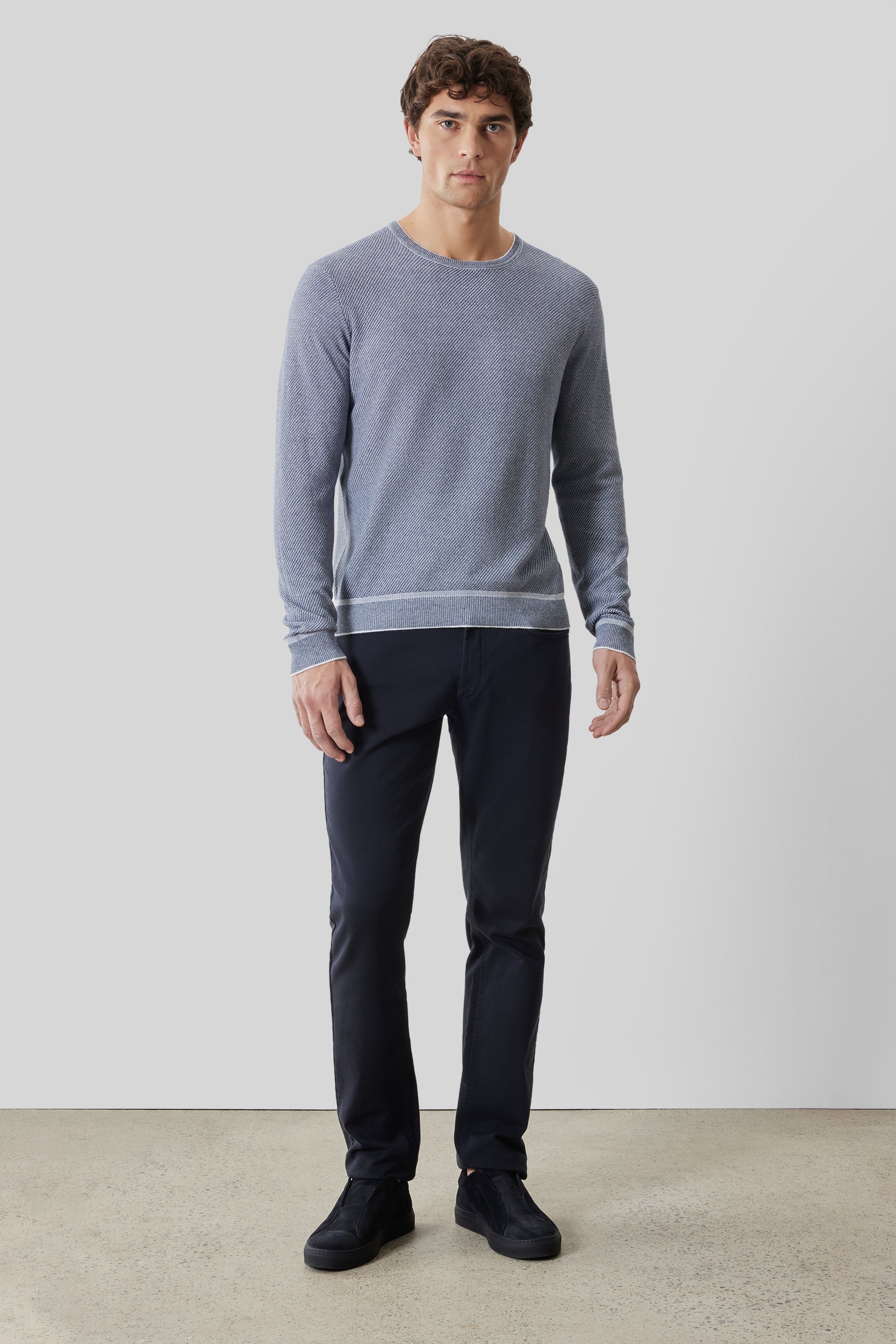 Robert Barakett Kaede Knit LS Crew