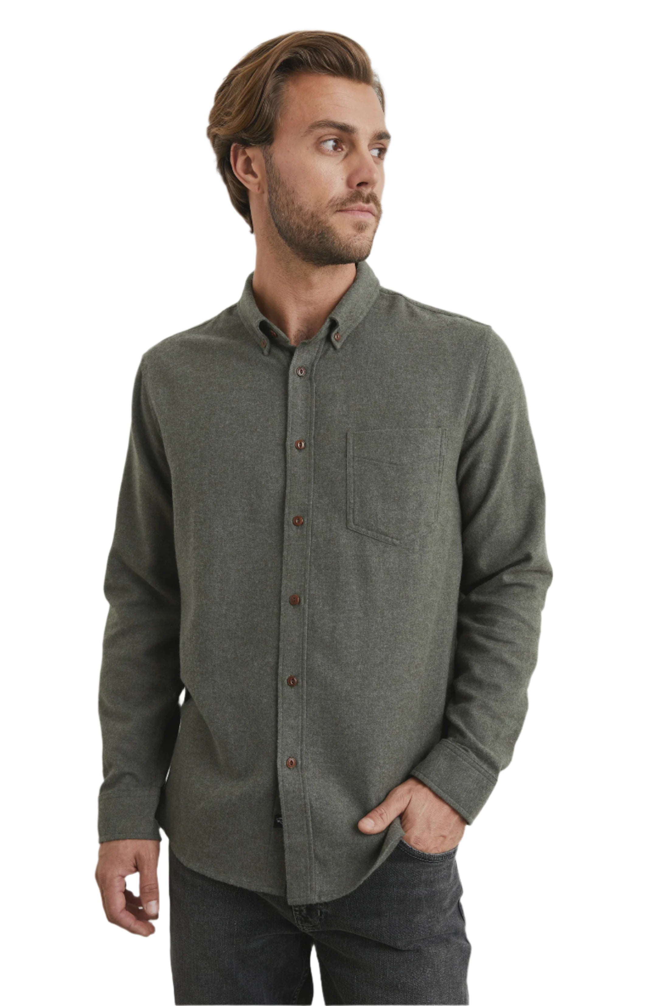 Rails Runson Soft Brushed Cotton Blend Shirt