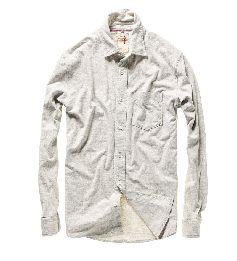 Relwen Fineline Knit Buttondown Shirt