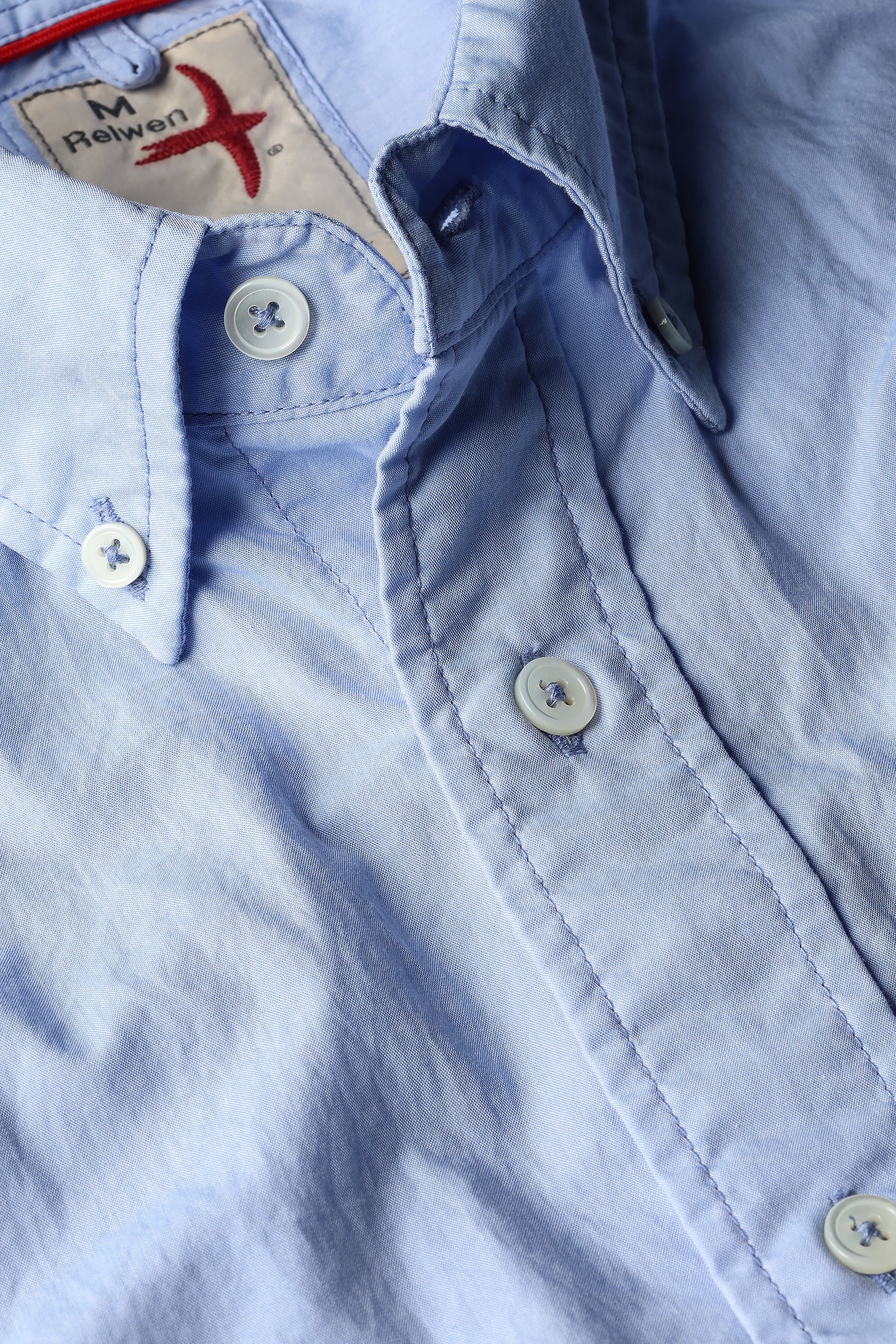 Relwen Yarn Dyed Poplin Lightweight Shirt