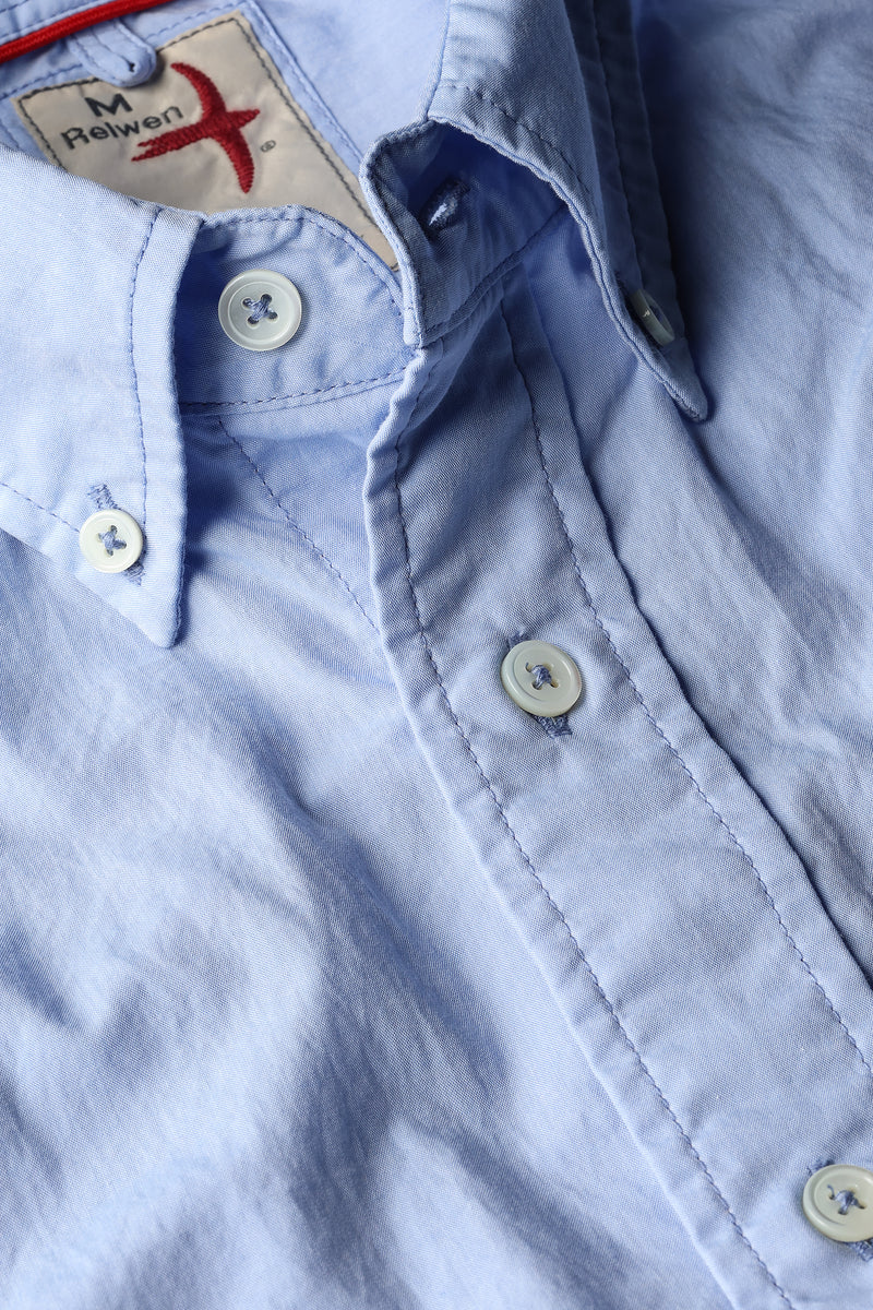 Relwen Yarn Dyed Poplin Lightweight Shirt