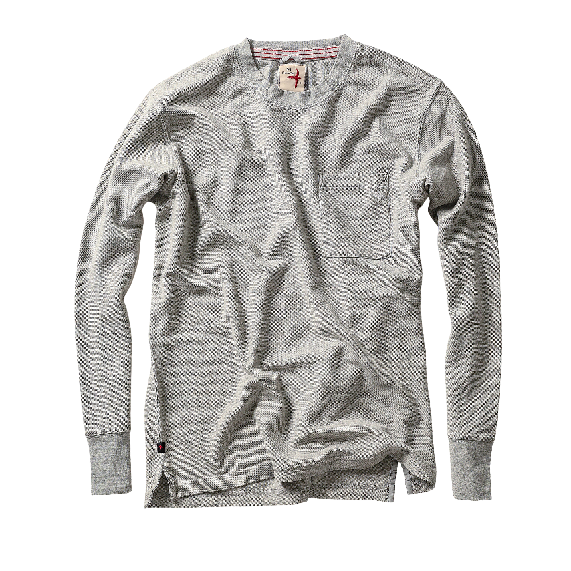 Relwen LS Vintage Pique Crew