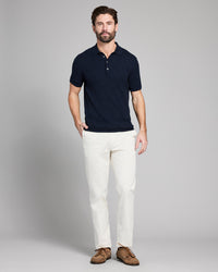 Billy Reid Diamond Sweater Polo