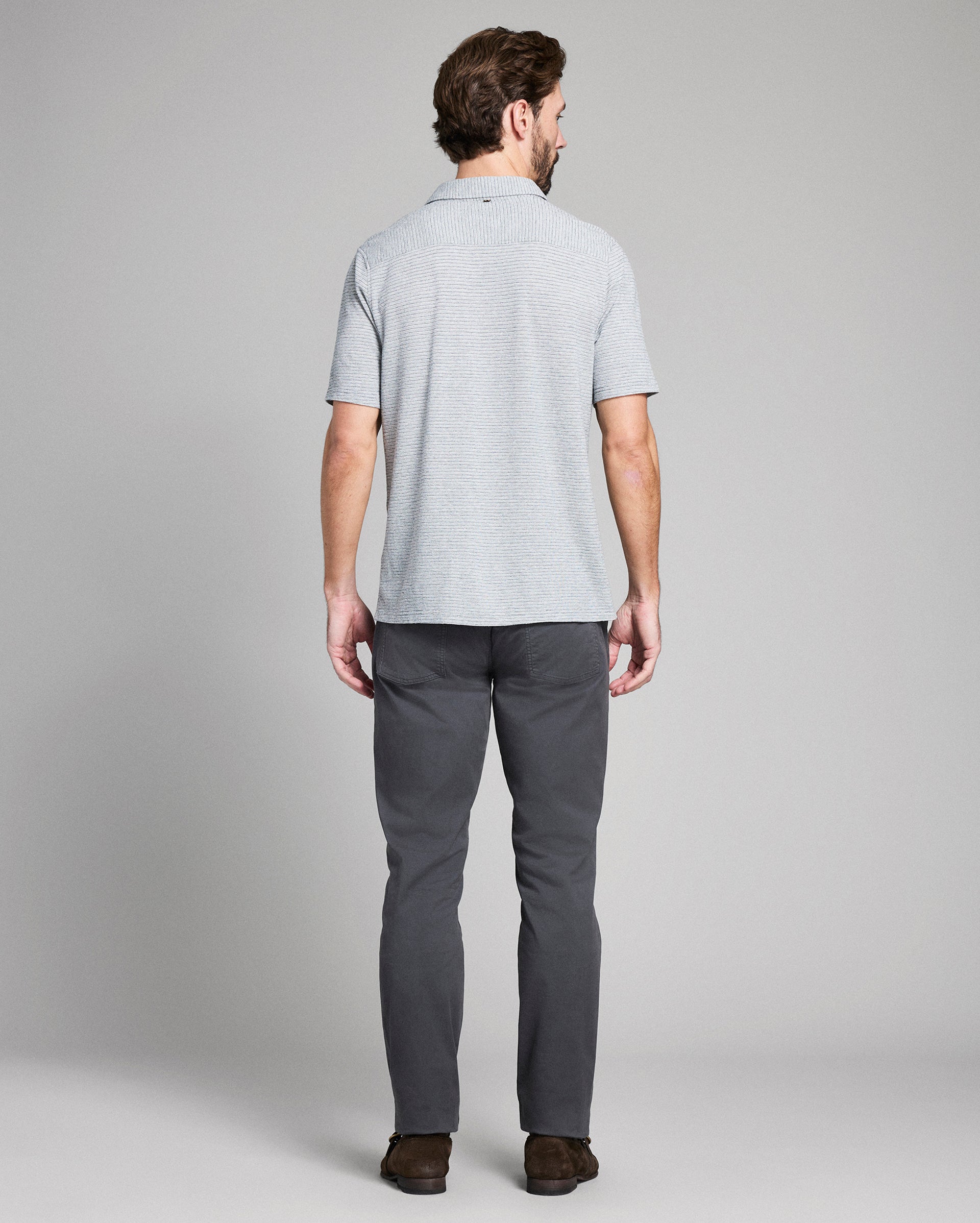 Billy Reid SS Textured Treme Knit Shirt