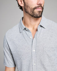 Billy Reid SS Textured Treme Knit Shirt