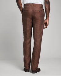 Billy Reid Linen Flat Front Trouser