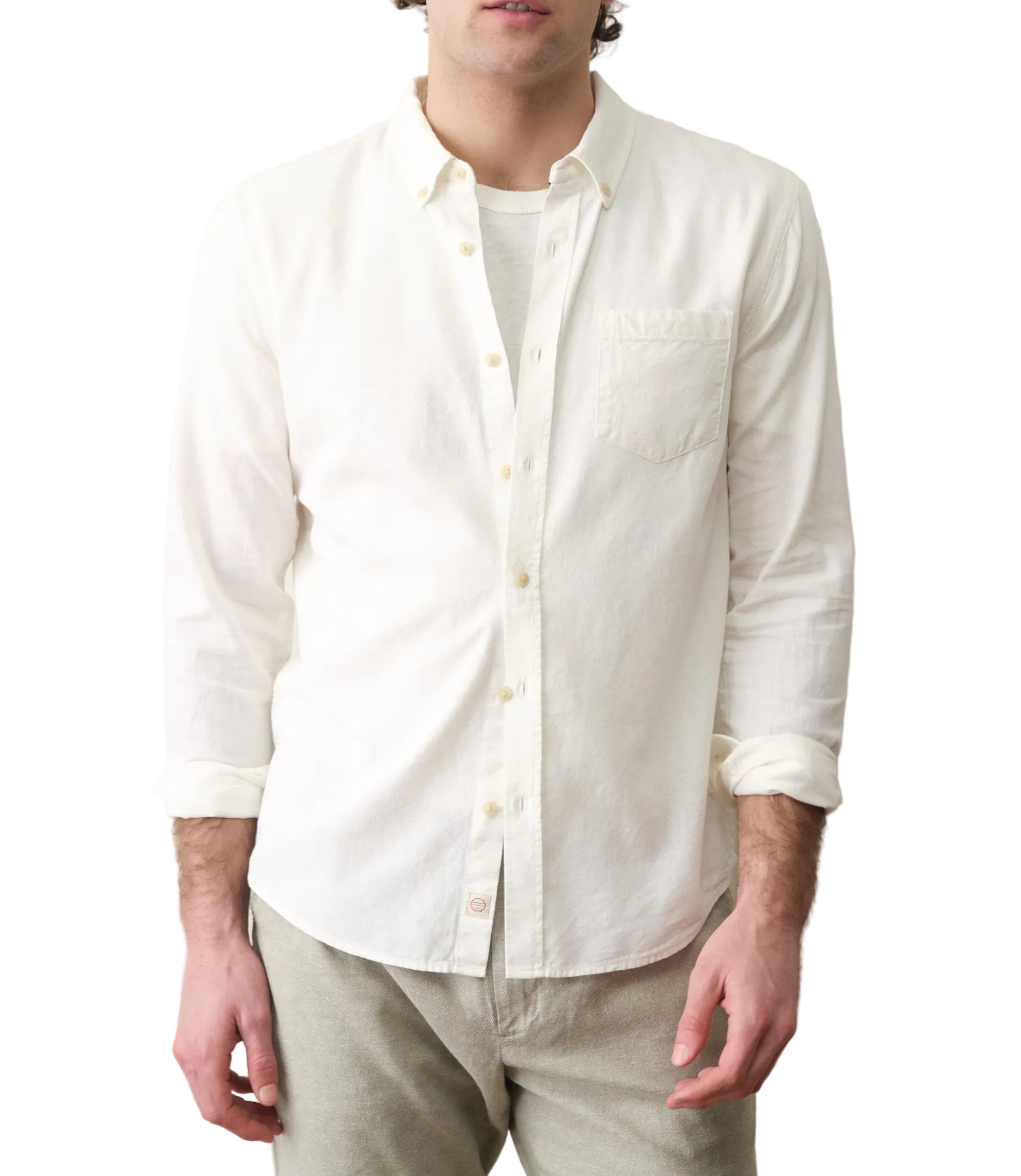 Marine Layer Better-Than-Linen Long Sleeve Shirt