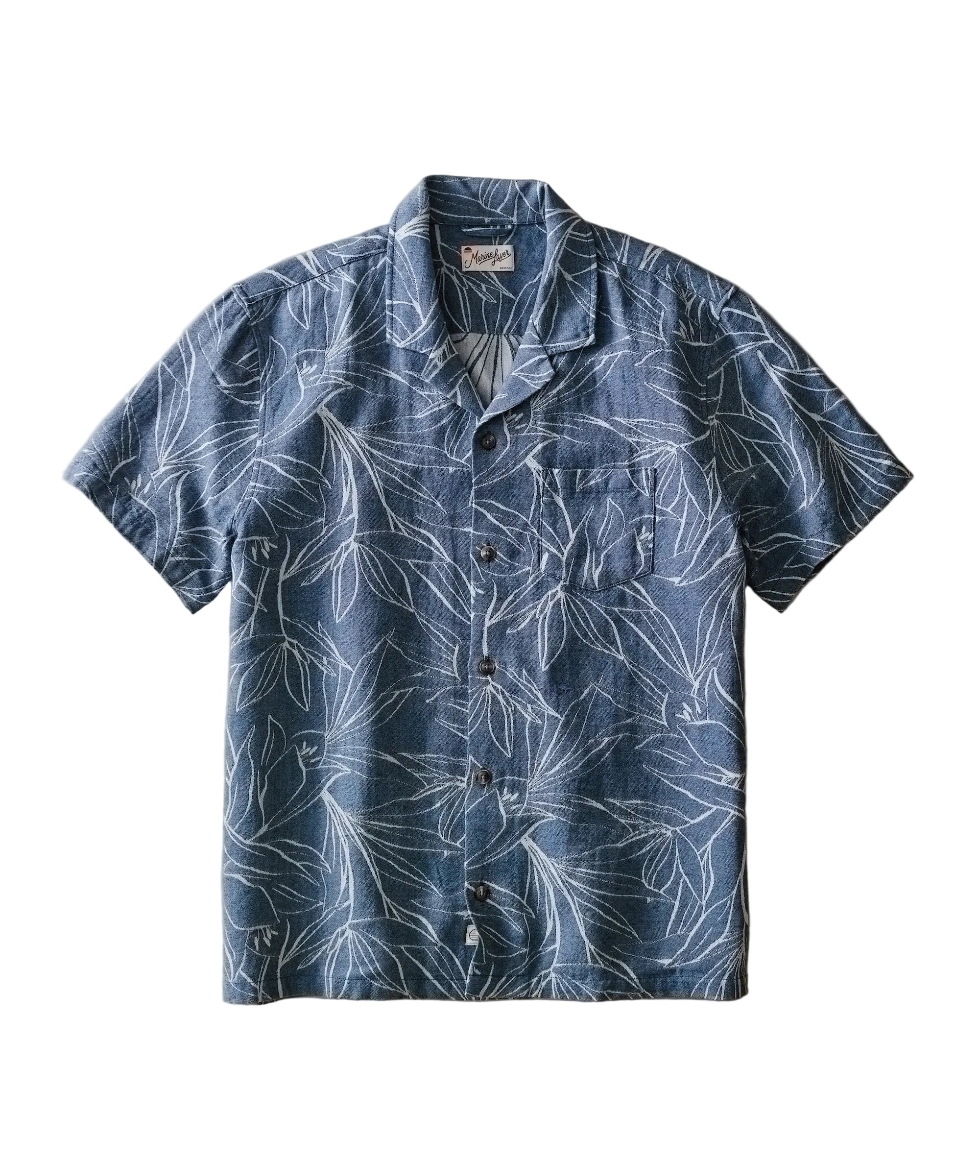 Marine Layer Leo Jacquard Resort Shirt