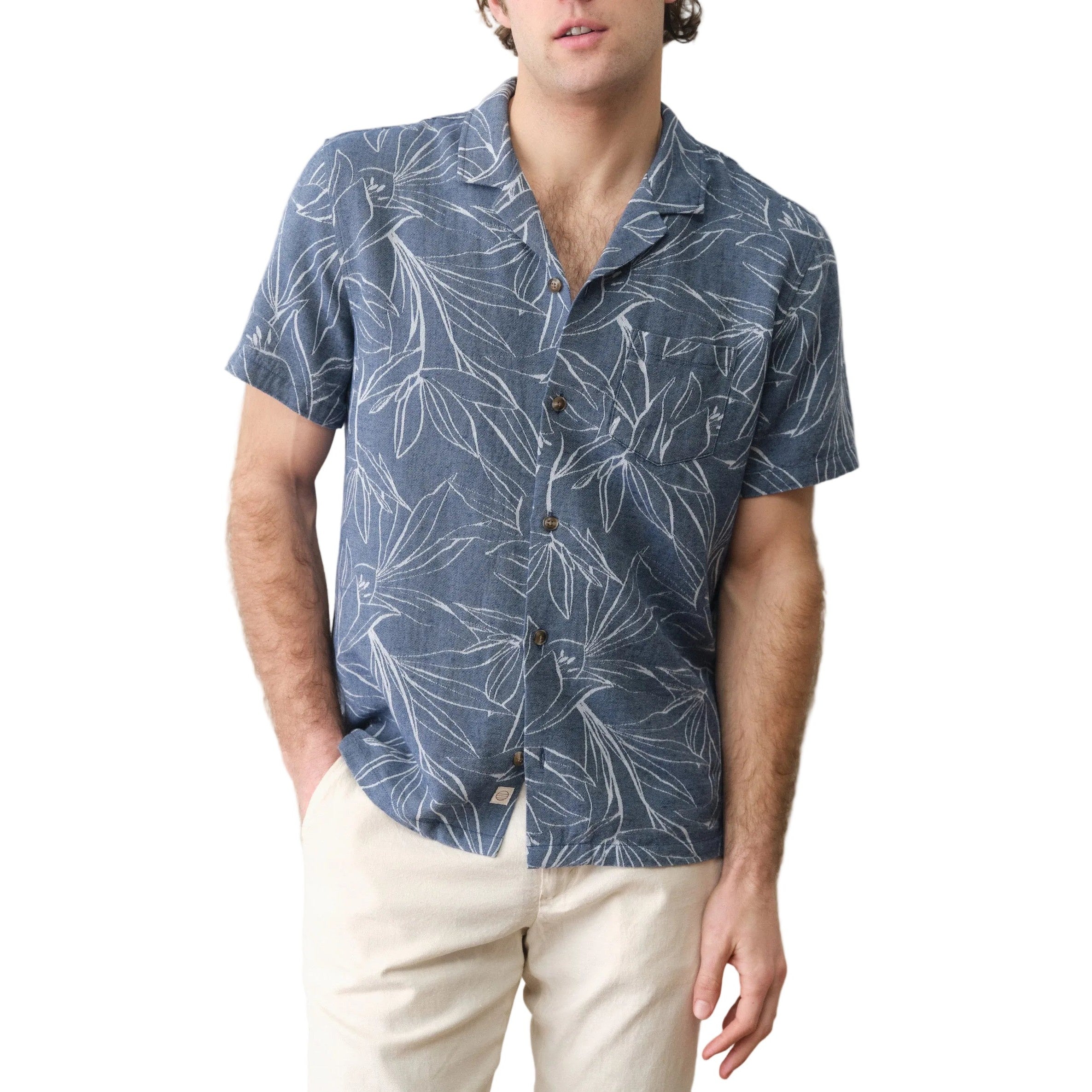 Marine Layer Leo Jacquard Resort Shirt