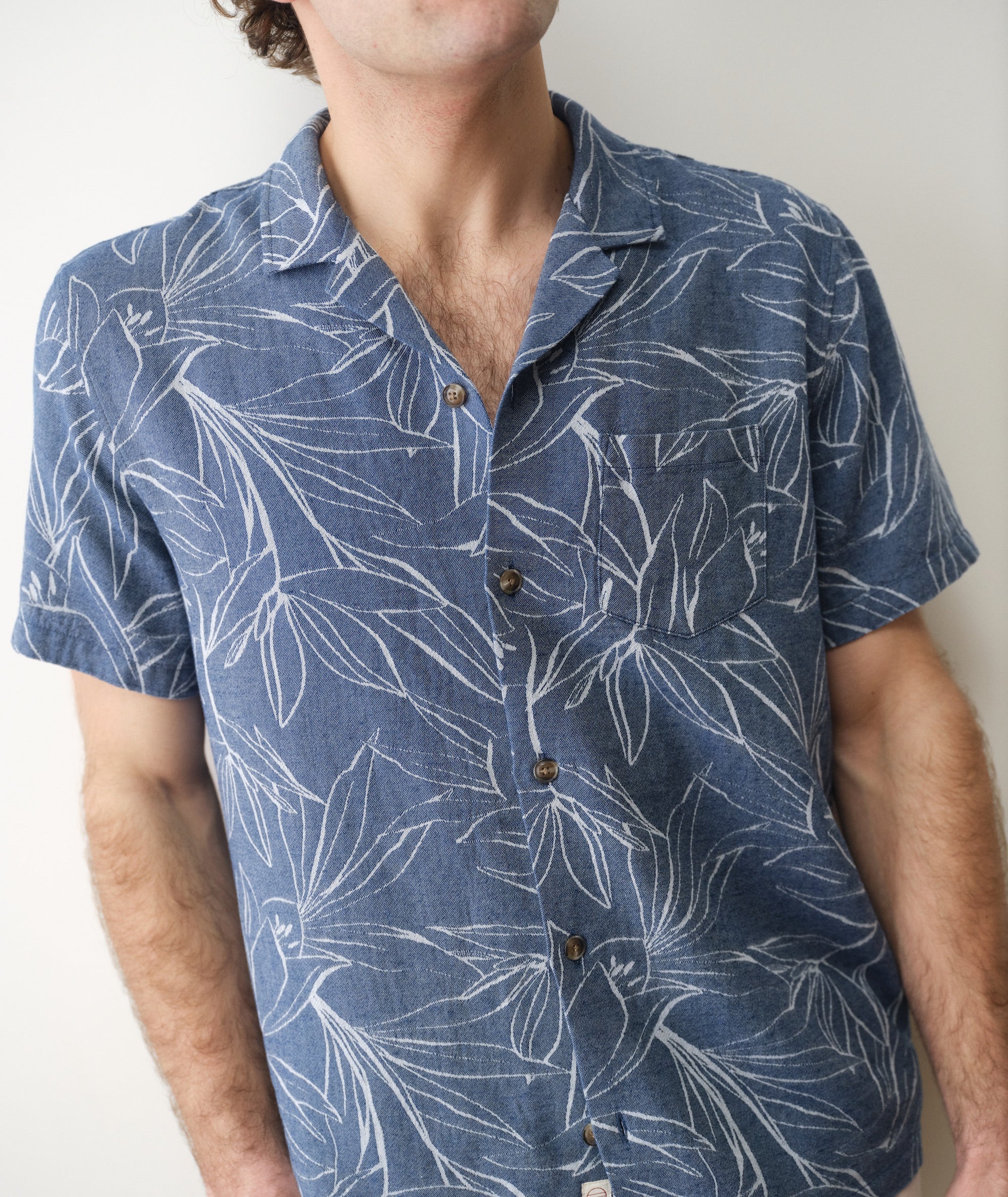 Marine Layer Leo Jacquard Resort Shirt