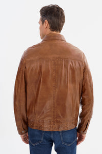 Regency Sal Soft Lamb Leather Lightweight Bomber Jacket