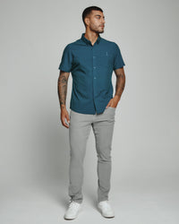 7 Diamonds Prescott 4-Way Stretch Print Pattern SS Shirt