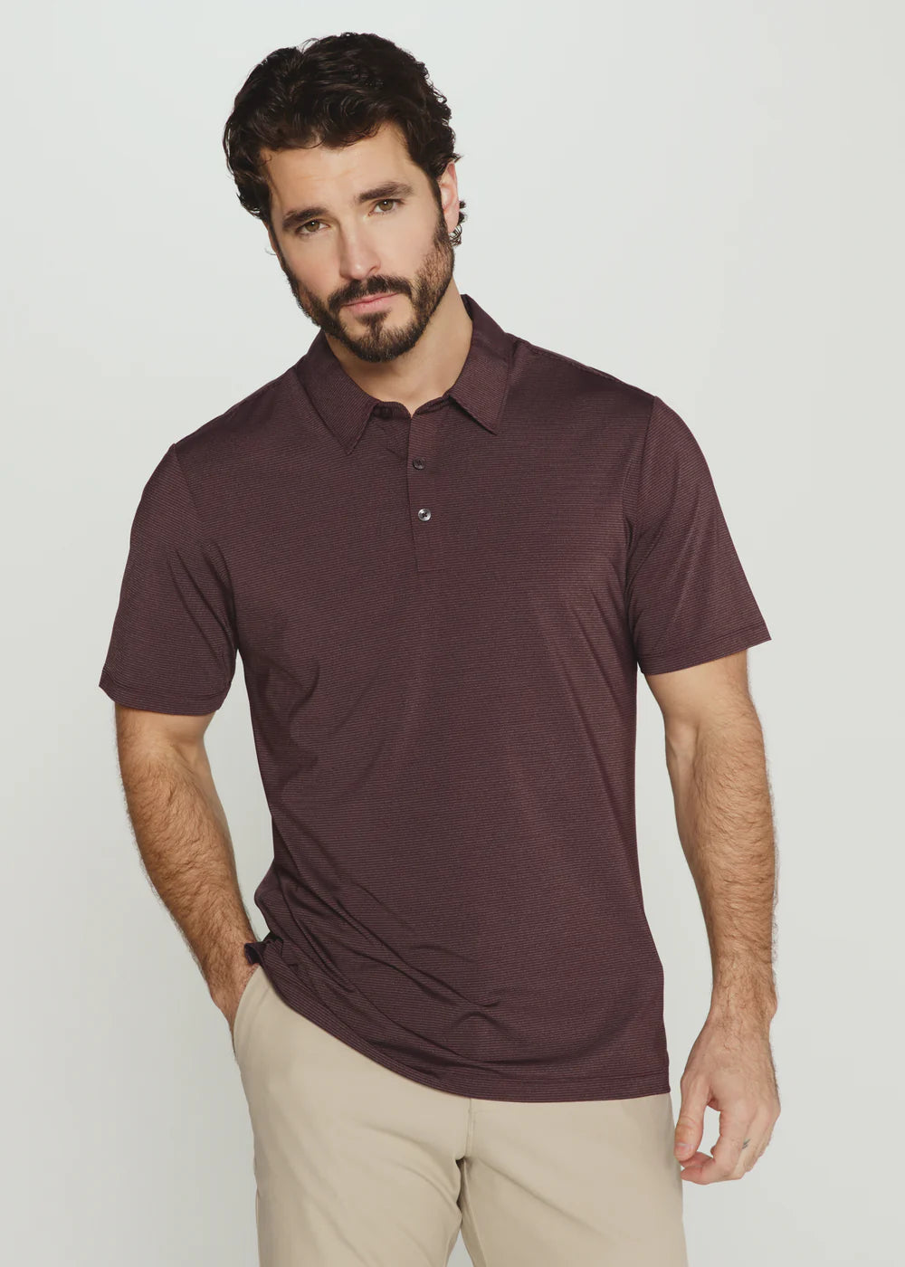 7 Diamonds Dawn Patrol Performance Stretch Polo