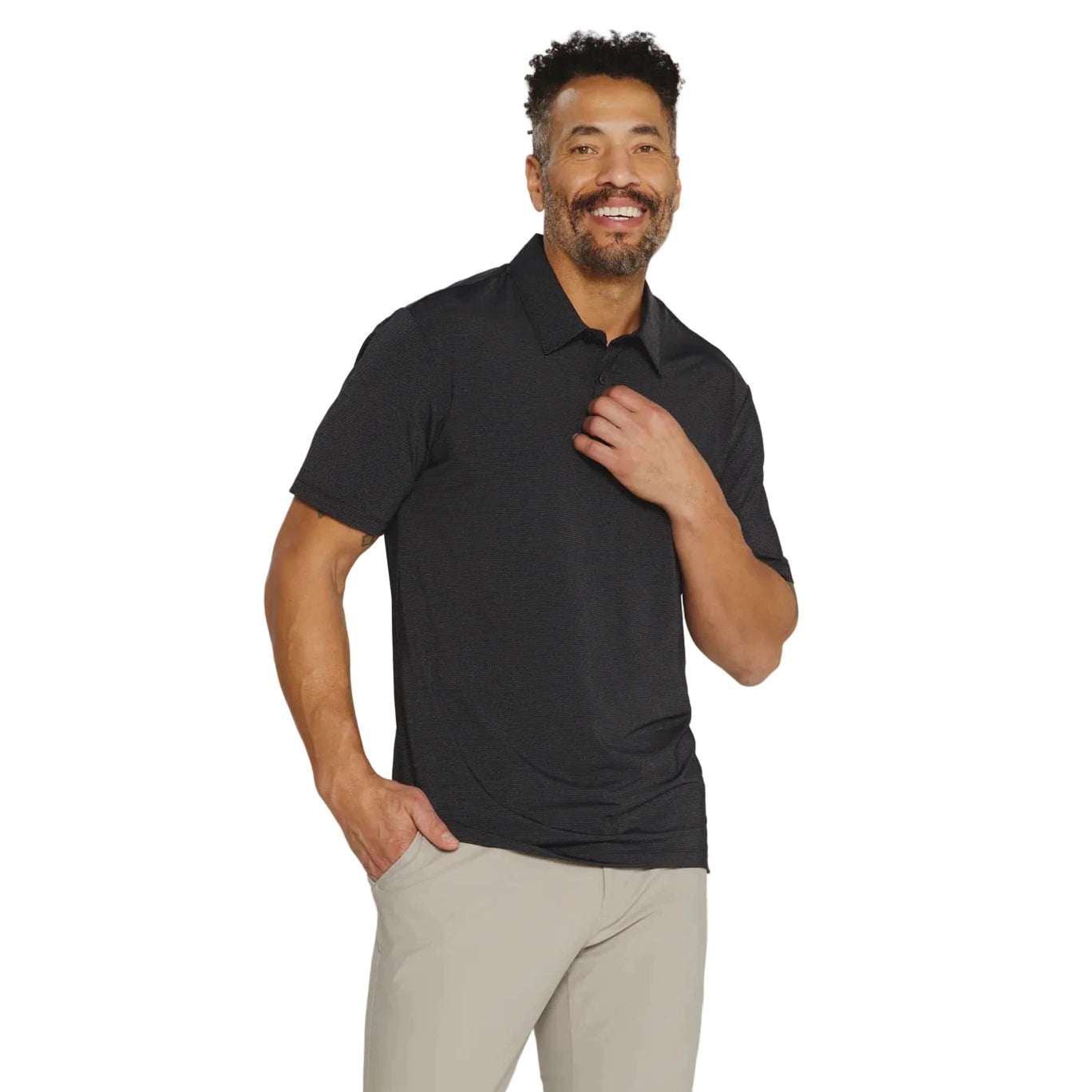 7 Diamonds Dawn Patrol Performance Stretch Polo