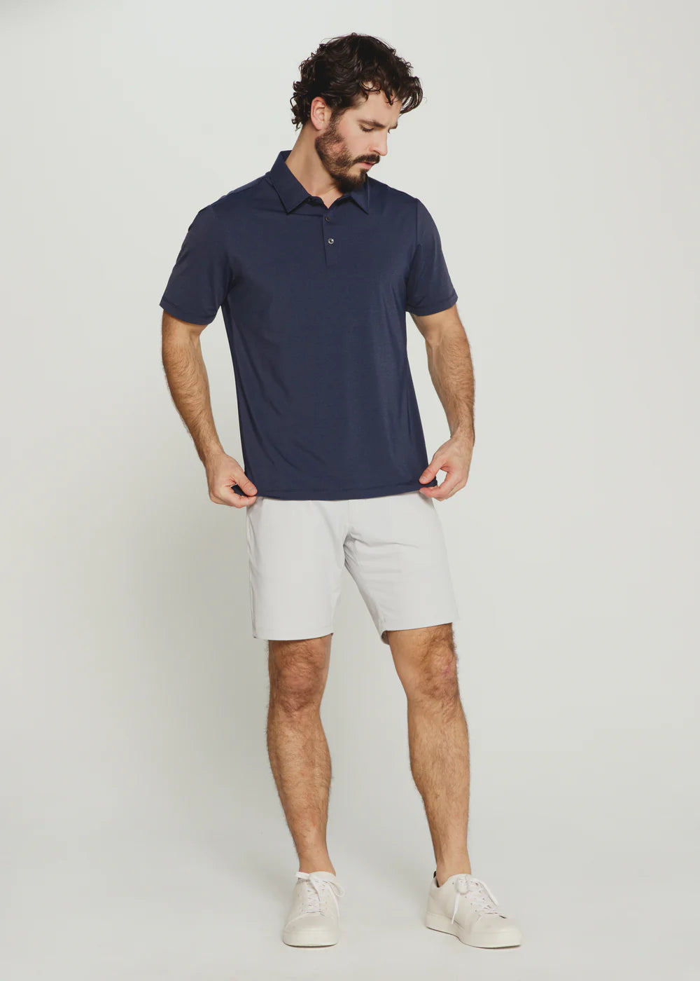 7 Diamonds Dawn Patrol Performance Stretch Polo