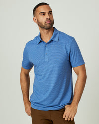 7 Diamonds Gautier Stretch Performance Polo