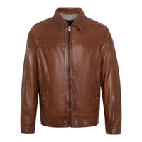 Regency Sal Soft Lamb Leather Lightweight Bomber Jacket