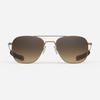 Randolph Engineering Aviator 22k Satin Chocolate Gold Sunglasses