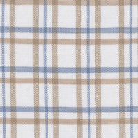 Scott Barber Coastal Plaid Linen Blend Shirt