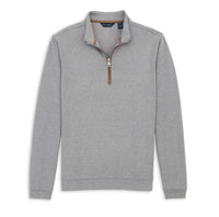Scott Barber Stretch Heather Fleece Pullover Sweater