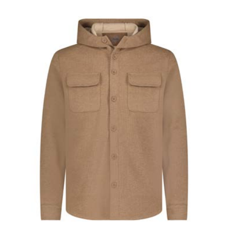 Raffi Hooded Shirt Jacket