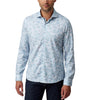 Stone Rose Print Rose Pattern Soft Cotton Tencel Shirt