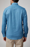 Stone Rose Accent Dot Print Soft Cotton Tencel Shirt