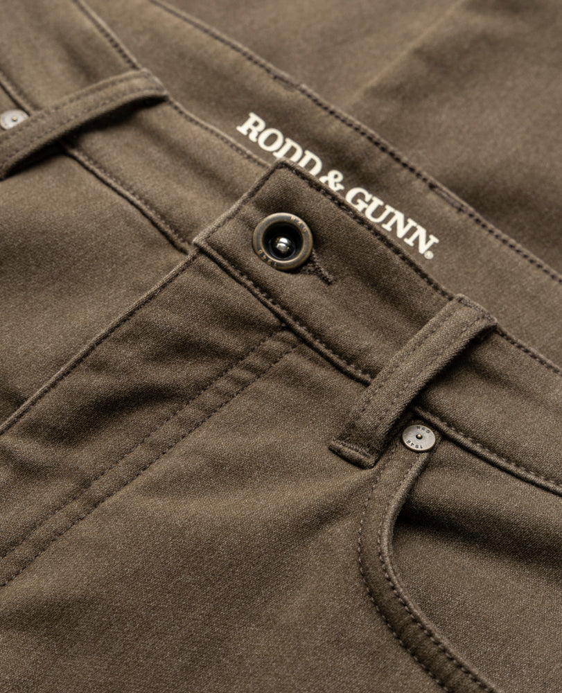 Rodd & Gunn Motion Melange Straight Leg Cotton Jeans