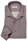 Marcello Sport Slim Fit Roll Collar Shirt