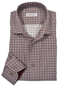 Marcello Sport Slim Fit Roll Collar Shirt