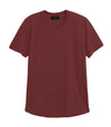 Velvet by Graham & Spencer Amaro Crew Neck Textured Slub Cotton T-Shirt