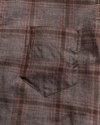 Billy Reid Pickwick Grid Plaid Soft Brushed Shirt
