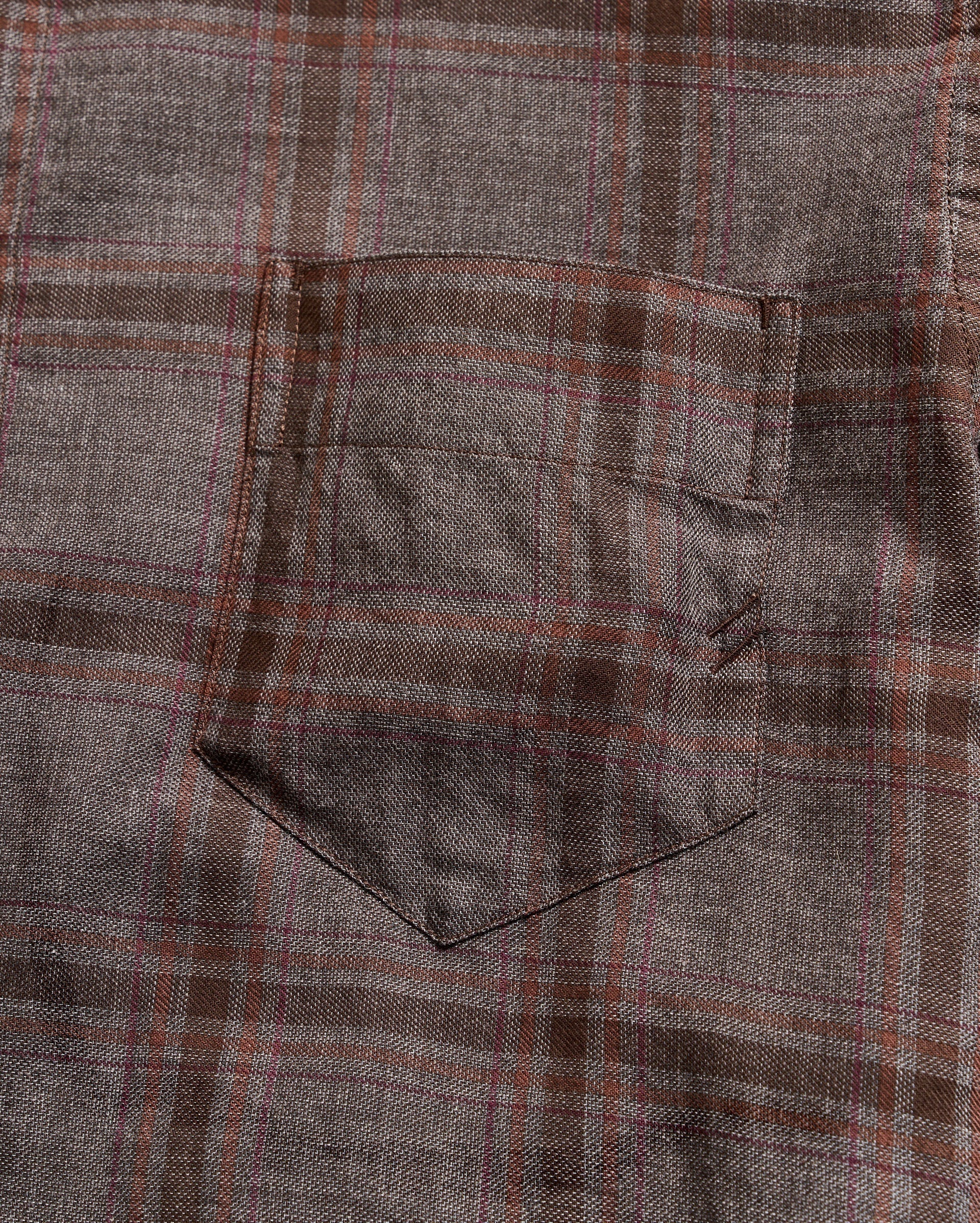 Billy Reid Pickwick Grid Plaid Soft Brushed Shirt