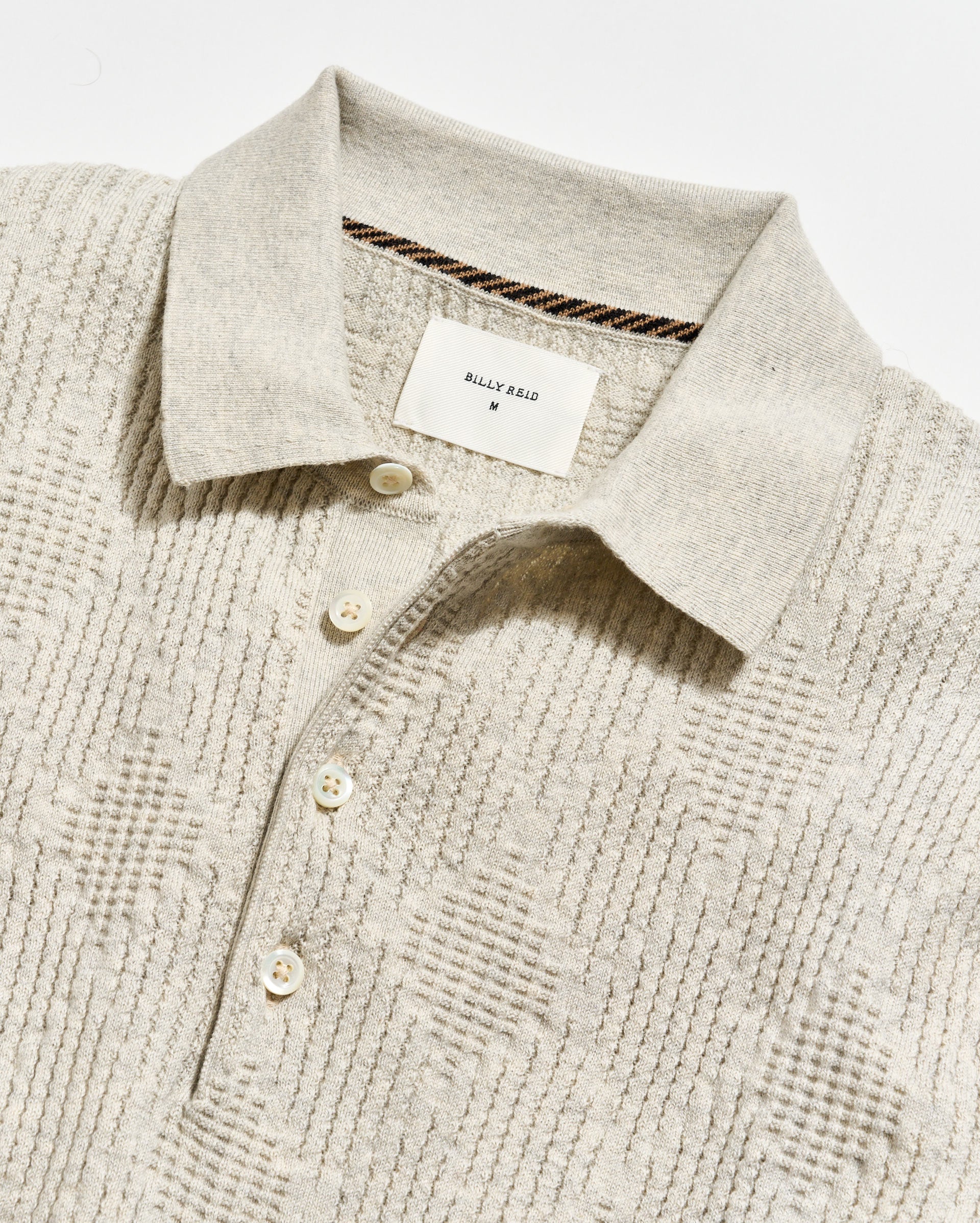 Billy Reid Diamond Sweater Polo