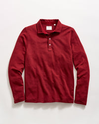 Billy Reid Herringbone LS Polo
