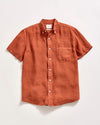 Billy Reid Tuscumbia Linen SS Shirt