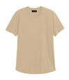 Velvet by Graham & Spencer Amaro Crew Neck Textured Slub Cotton T-Shirt