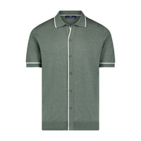 Luciano Visconti Button Down Knit Shirt