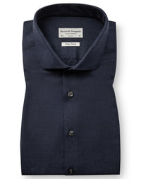 Bruun & Stengade Kinney Slim Fit Texture Woven Dress Shirt