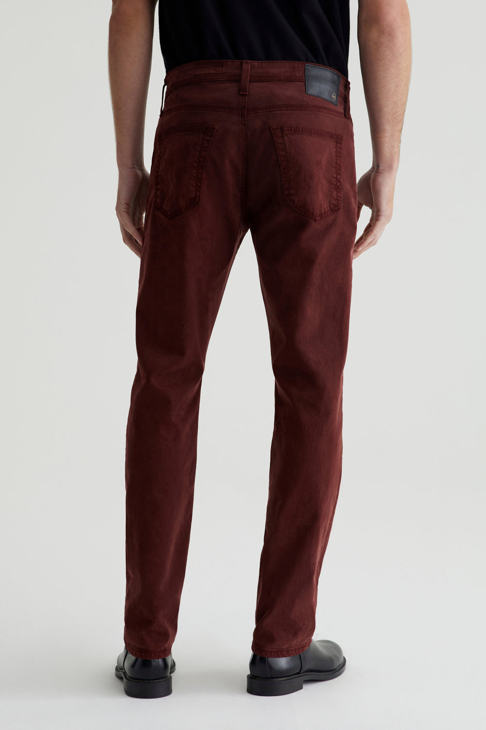 AG Adriano Goldschmied Tellis Modern Slim Sueded Stretch Sateen Pants