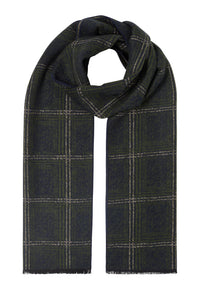 Eterna Louis Plaid Pattern Silk Scarf