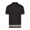 Luciano Visconti Tri Color Button Down Knit Polo