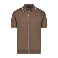 Luciano Visconti Button Down Knit Shirt