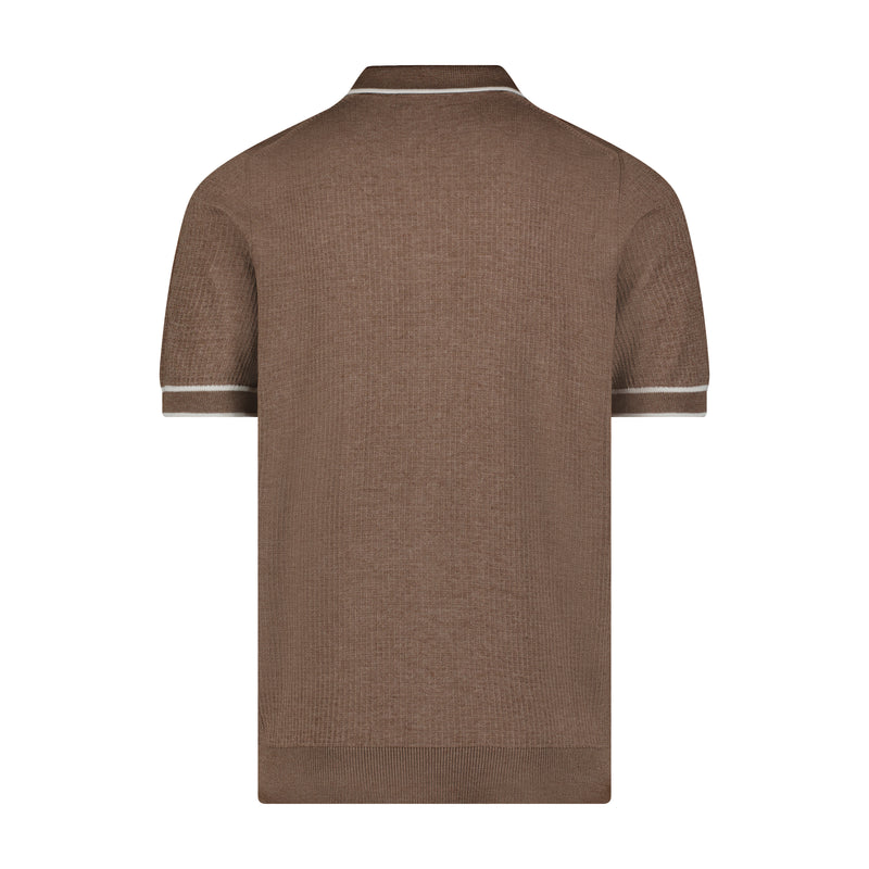 Luciano Visconti Button Down Knit Shirt