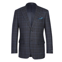 Alessandro Vitello Trim Fit Plaid Sport Coat