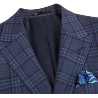 Alessandro Vitello Trim Fit Plaid Sport Coat