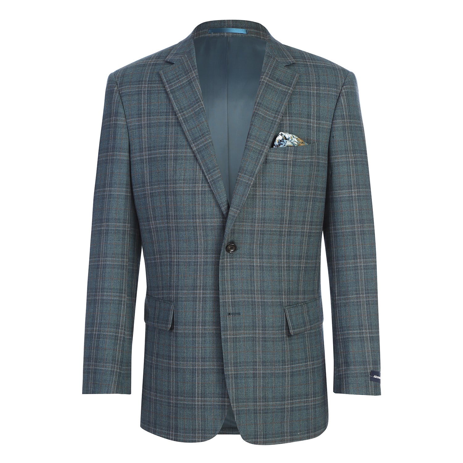 Alessandro Vitello Classic Fit Plaid Sport Coat