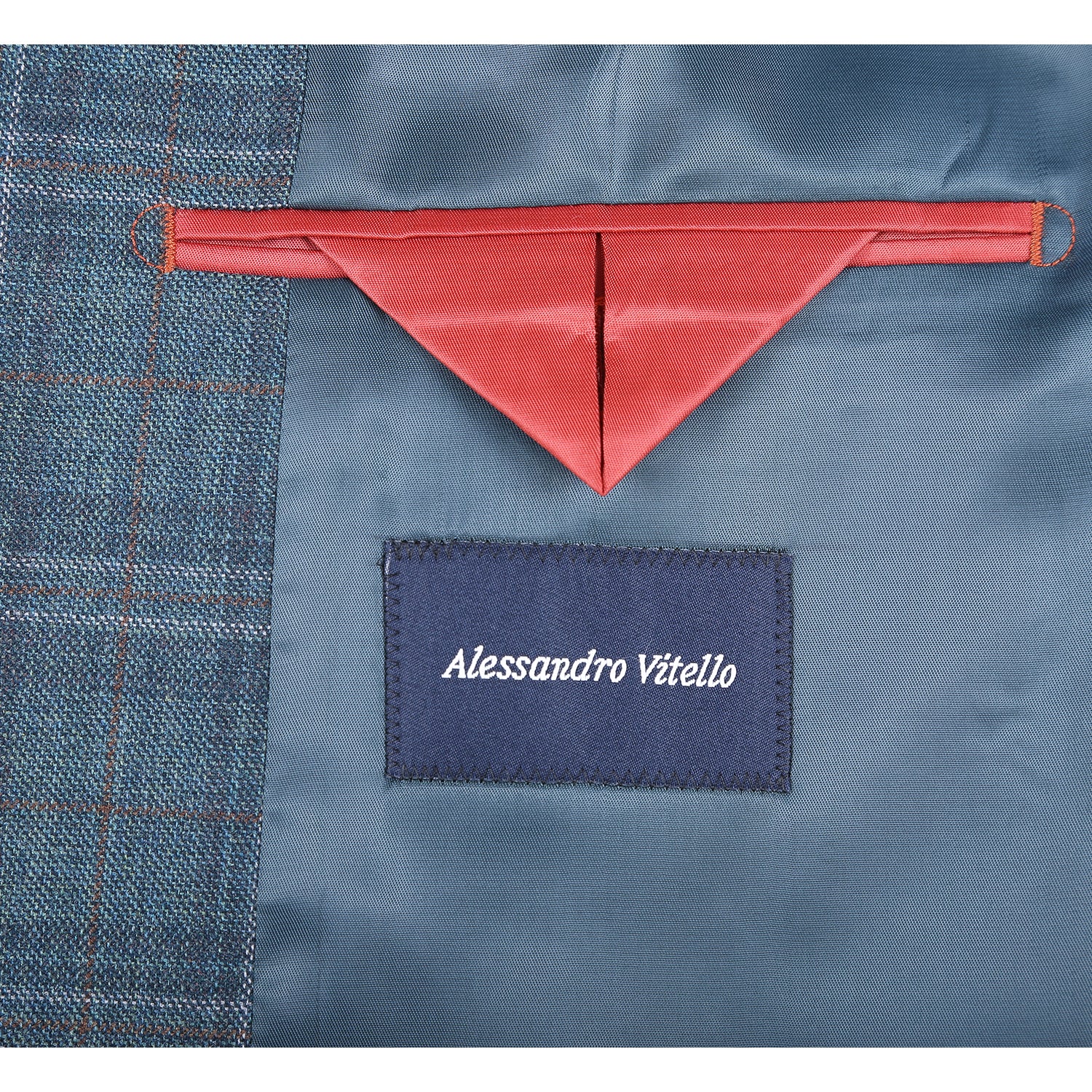 Alessandro Vitello Classic Fit Plaid Sport Coat